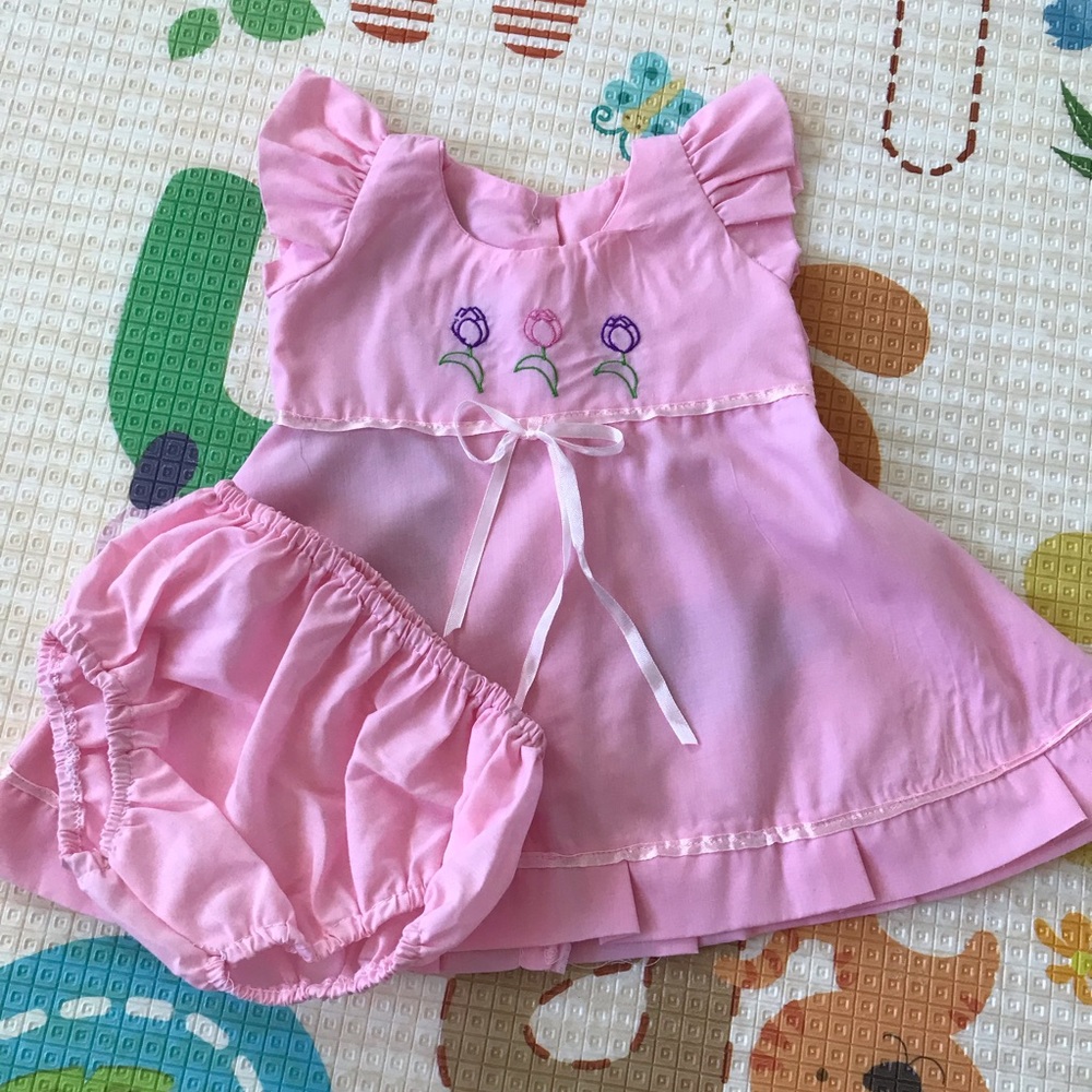Pink Dress - Two Piece Set